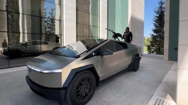 Chechen warlord invites Elon Musk to Russia after he’s filmed driving machine-gun mounted Cybertruck