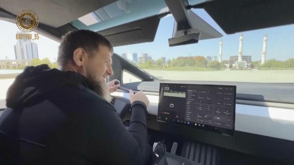 Chechen warlord invites Elon Musk to Russia after he’s filmed driving machine-gun mounted Cybertruck